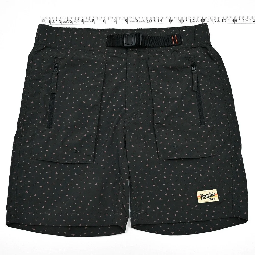 Howler Brothers Pedernales Packable‎ Shorts Men's 30 Geometric Hiking Outdoor